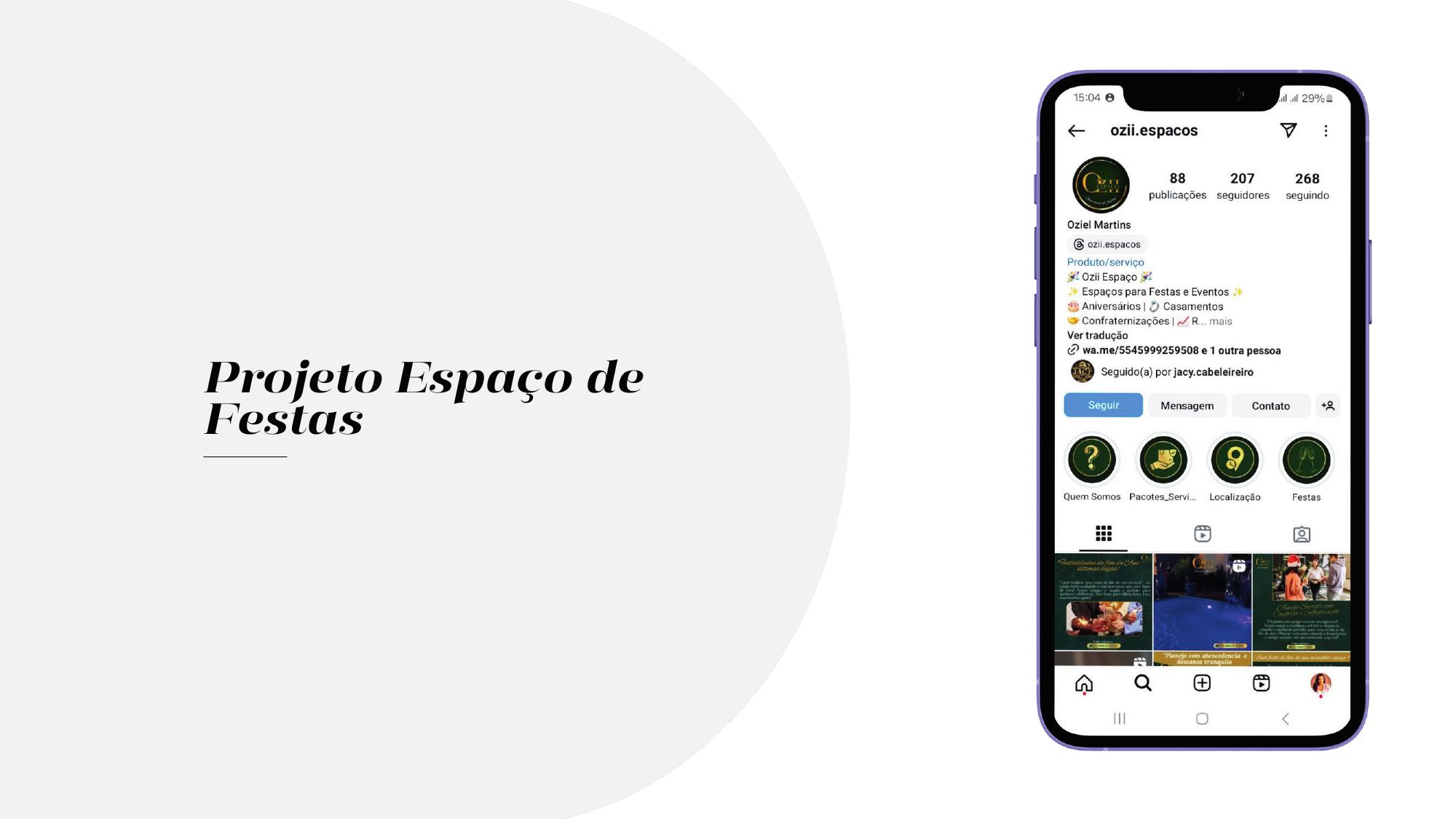 Projeto Espaço de Festas